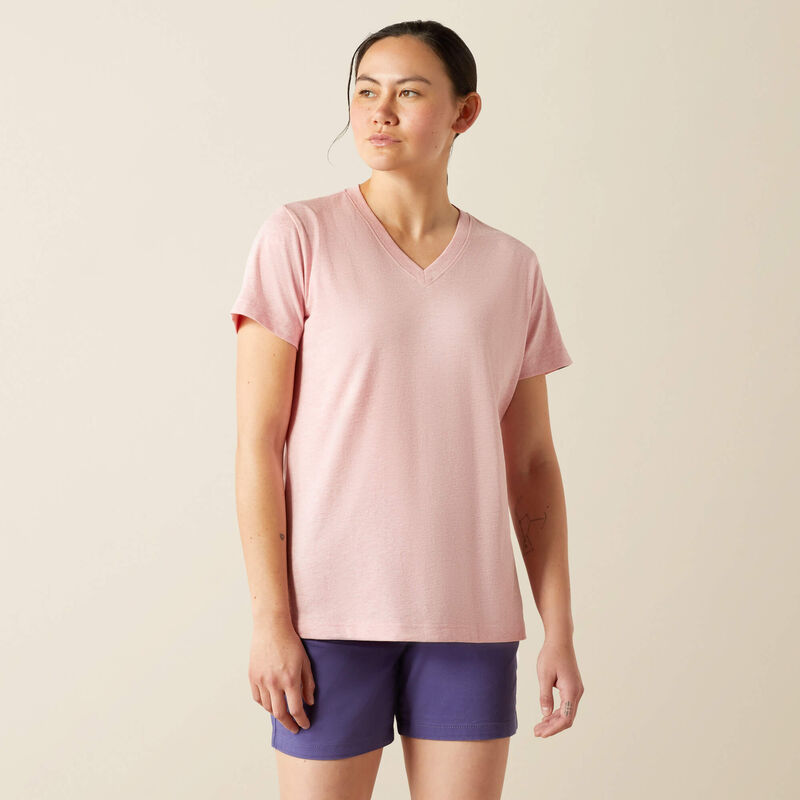 WMNS Rebar Cotton Strong Standard V-Neck T-Shirt