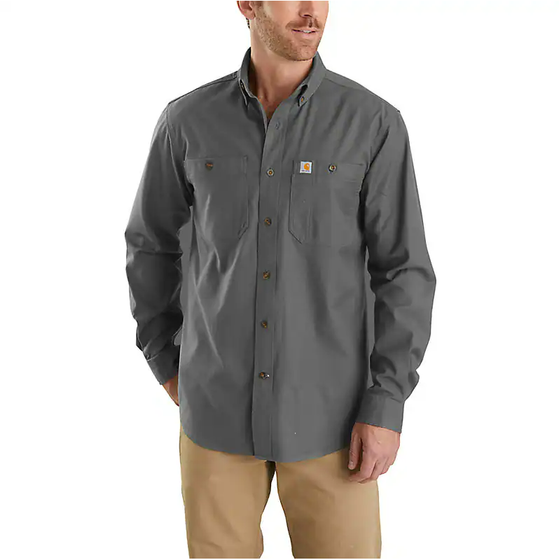 103554-039 - RF RlxdFit MW Cnvs LS Shrt
