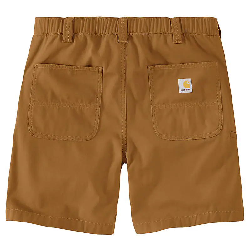 105841-BRN - RF RlxdFit Cnvs Wrk Shrt