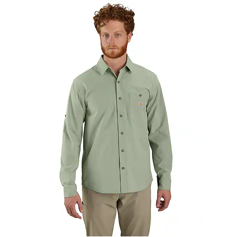 106552-G17 - Frc SunDef RlxdFit LW LS Shrt