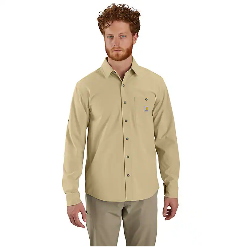 106552-A33 - Frc SunDef RlxdFit LW LS Shrt