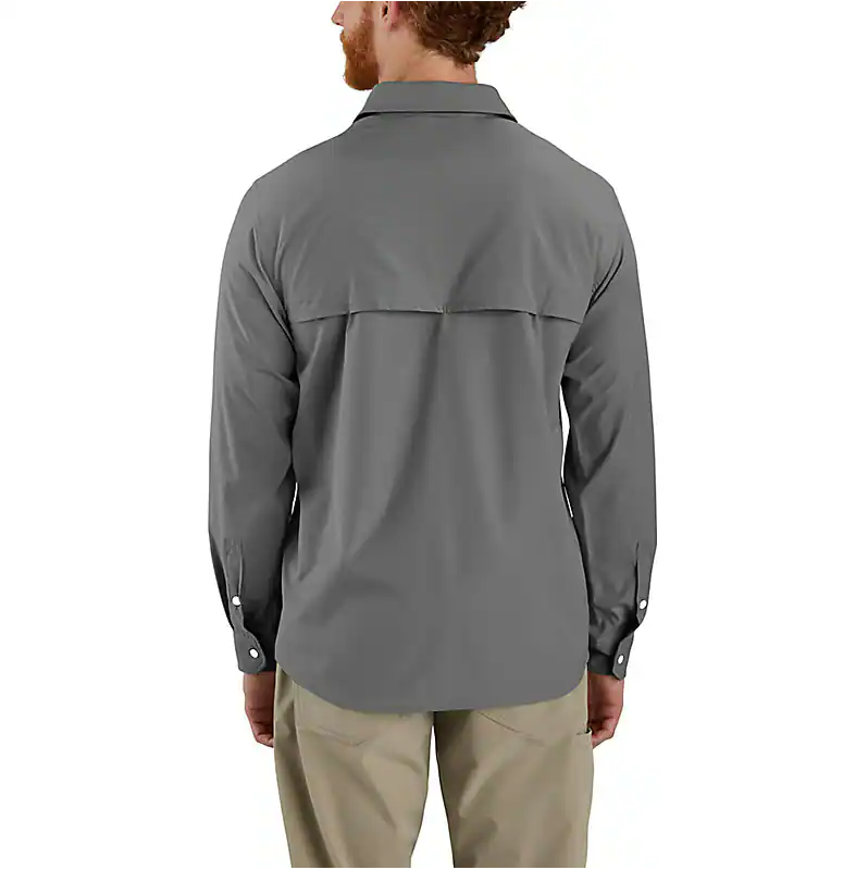 106552-STL - Frc SunDef RlxdFit LW LS Shrt