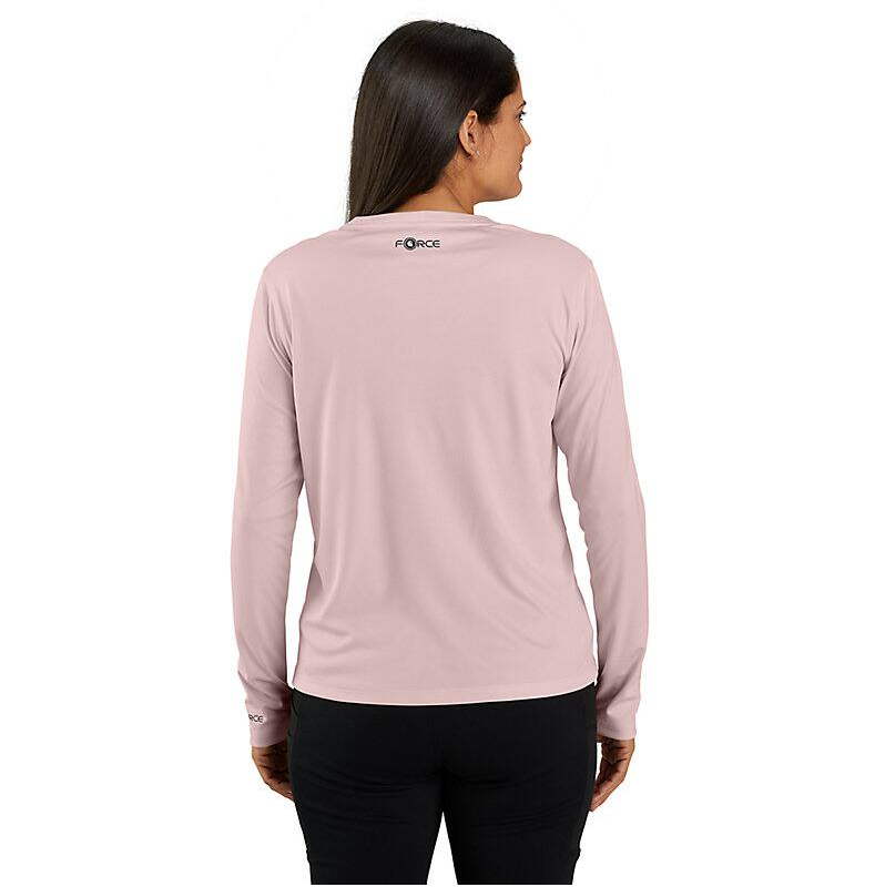 106632-P52 - WMNS Frc SunDef LW Lng-Slv Grphc TShrt