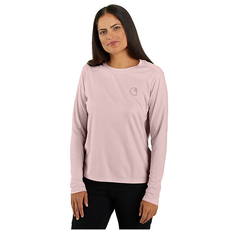 106632-P52 - WMNS Frc SunDef LW Lng-Slv Grphc TShrt