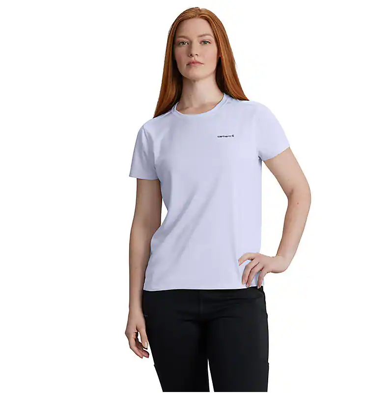 106830-V84 - WMNS Frc SunDef RlxdFit Shrt-Slv Shrt