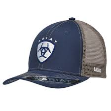 Ariat Mens Navy Shield Logo Cap