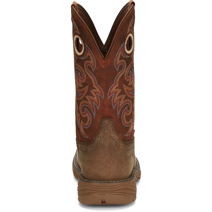 Justin Rush Western Work Boots Composite Toe