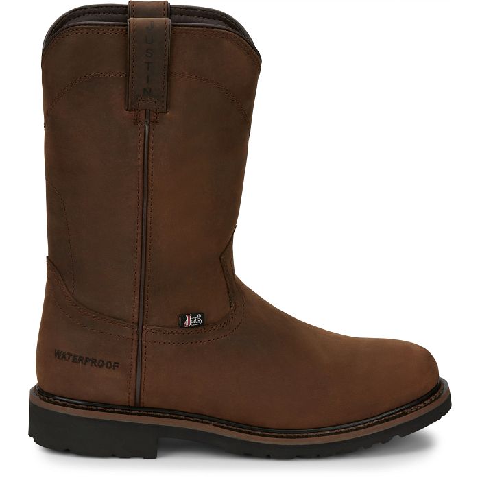 Justin Drywall Waterproof Work Boots Soft Toe
