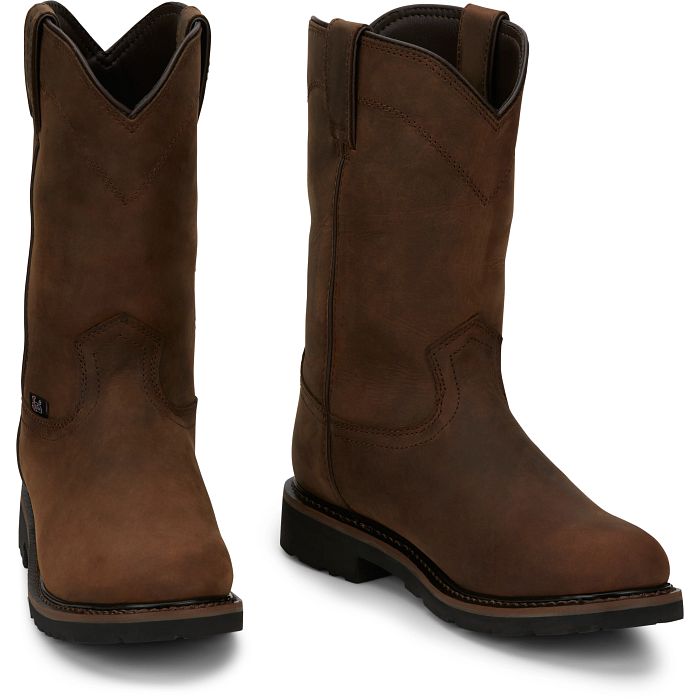 Justin Drywall Waterproof Work Boots Soft Toe