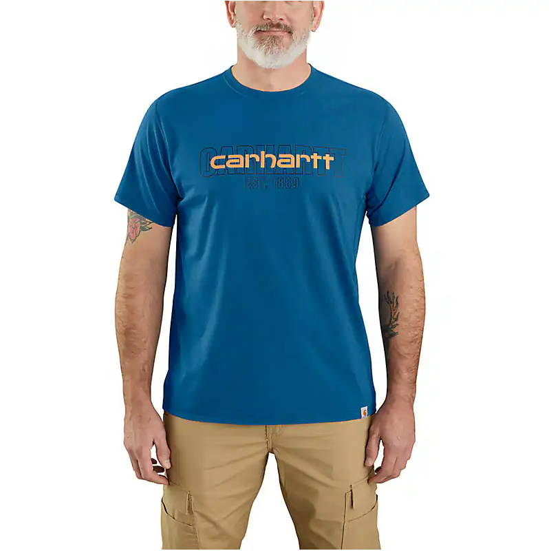 106653-446 - Frc RlxdFit MW SS Logo Grphc Tshrt