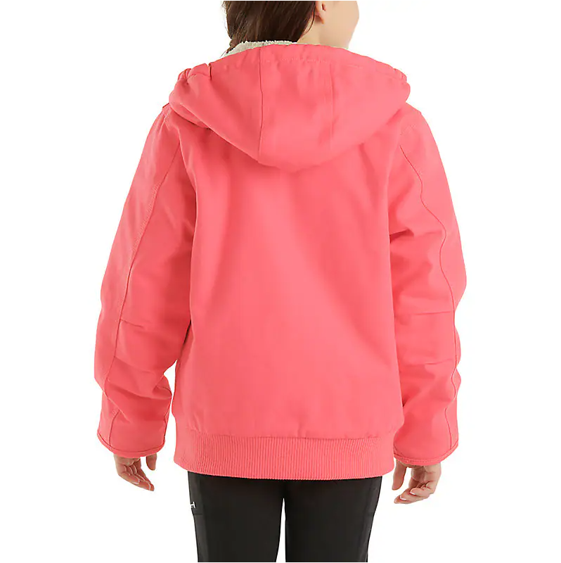 CP9564 - Girls Active Jacket Flannel Sherpa Lined