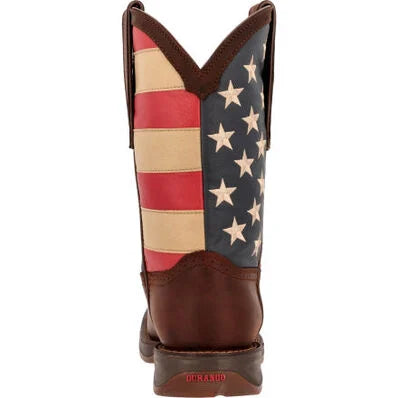 Rebel Patriotic Pull-On Western Boot