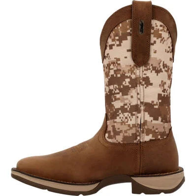 Rebel Desert Camo Pull-On Western Boot