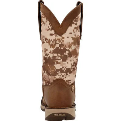 Rebel Desert Camo Pull-On Western Boot