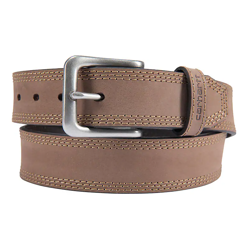 Leather Triple Stitch Belt