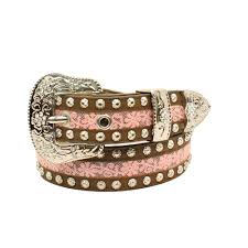 Ariat Kids Pink Floral Lace Belt