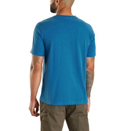 106252-HL6 - RlxdFit LW SS Dyed Pckt Tshrt