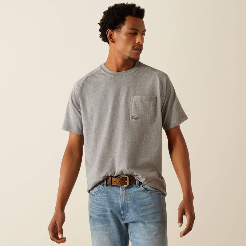 Rebar Cotton Strong Buddy TShirt - Heather Grey