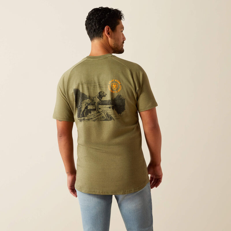 Rebar Cotton Strong Buddy TShirt - Sage Heather