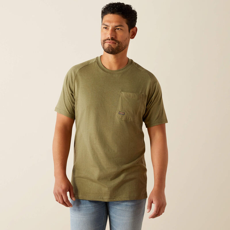 Rebar Cotton Strong Buddy TShirt - Sage Heather