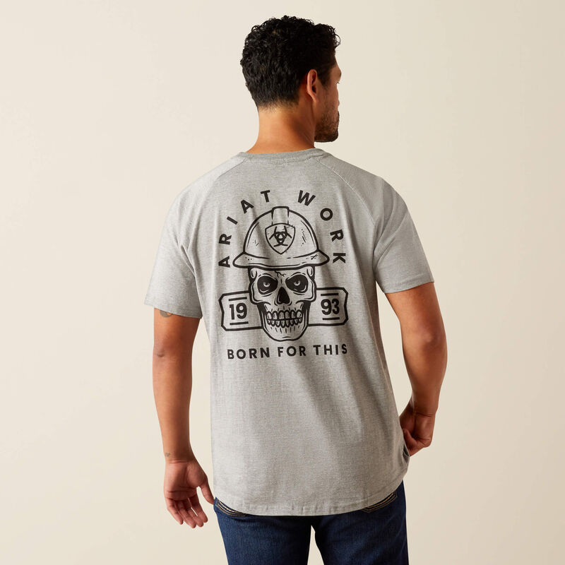 Rebar Cotton Strong Hardhead TShirt - Heather Grey