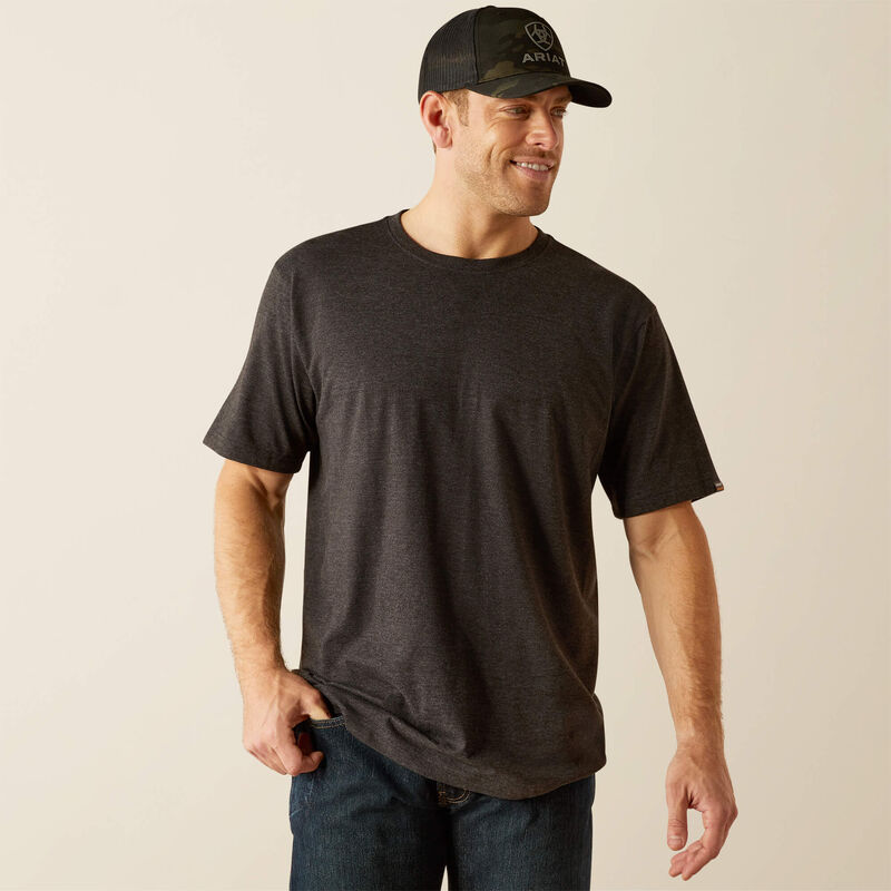 Rebar Cotton Strong Standard TShirt - Charcoal Heather