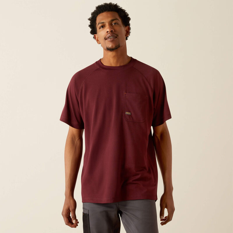 Rebar Heat Fighter Wired TShirt - Malbec