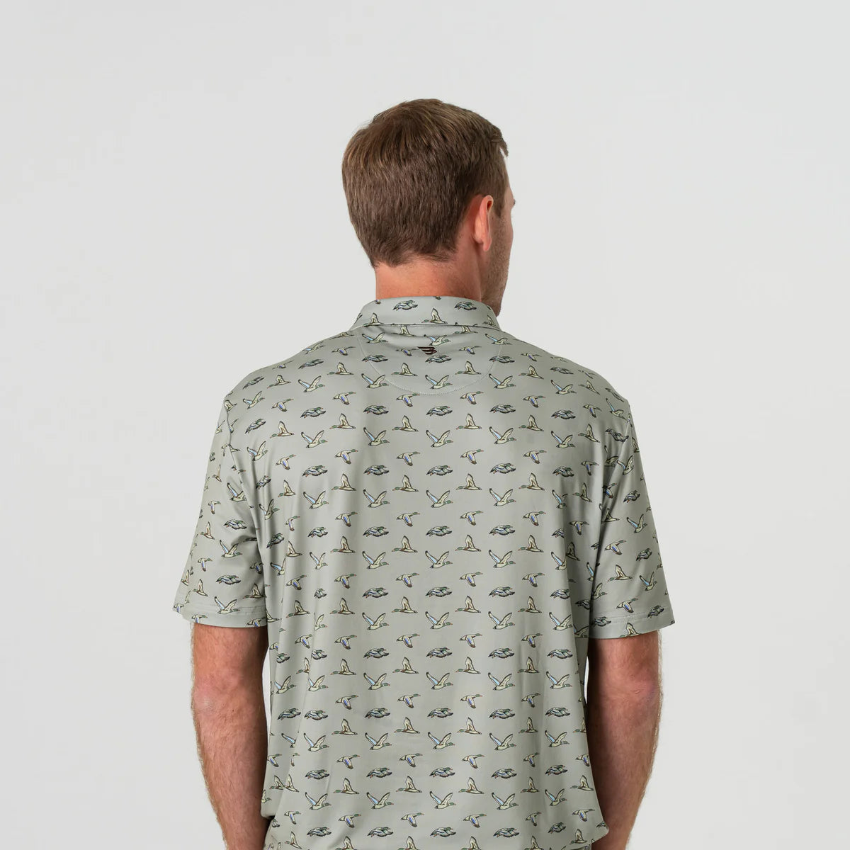 Performance Polo - Flying Ducks - Green