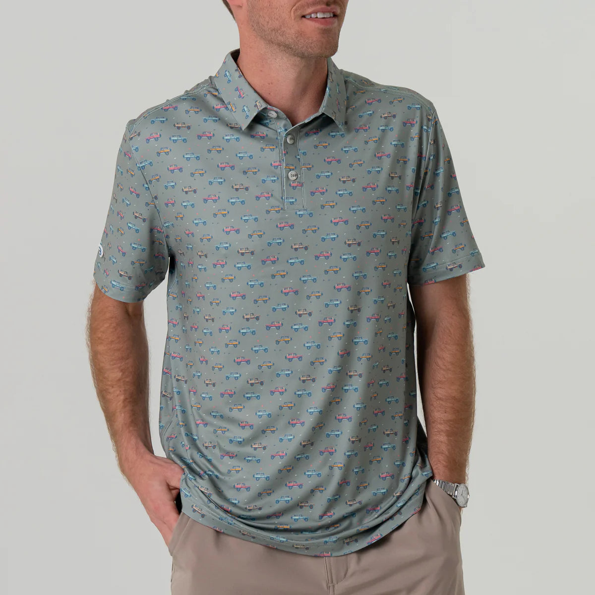 Performance Polo - Vintage Cruiser (Green)