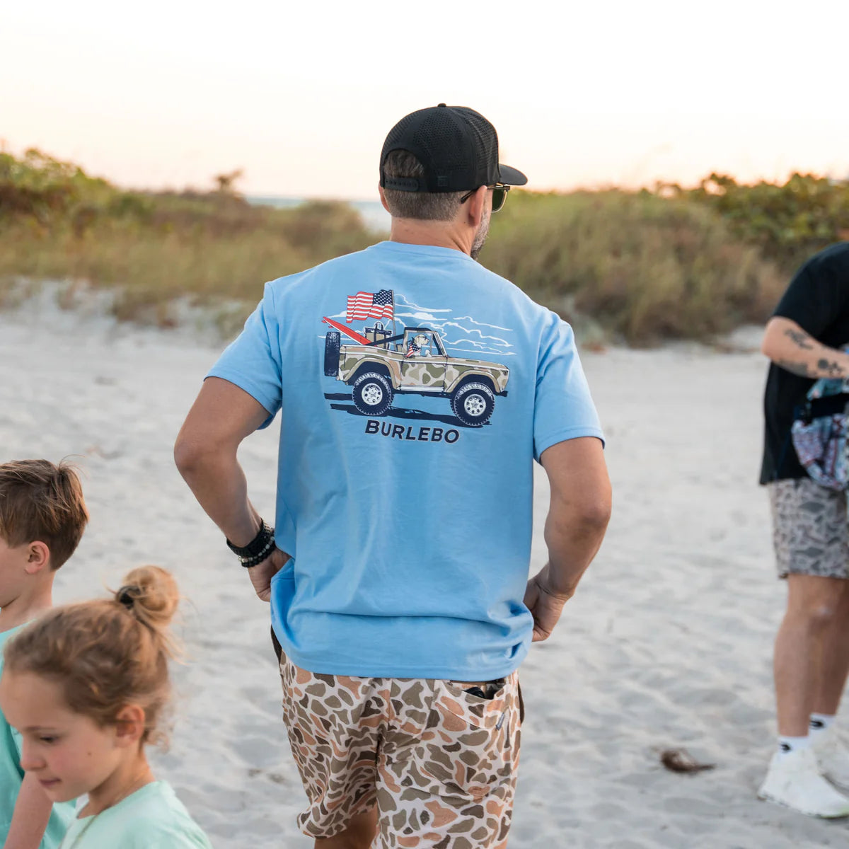Camo Beach Cruiser SS TShirt