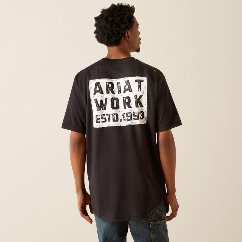 Rebar Workman Brickyard TShirt - Black