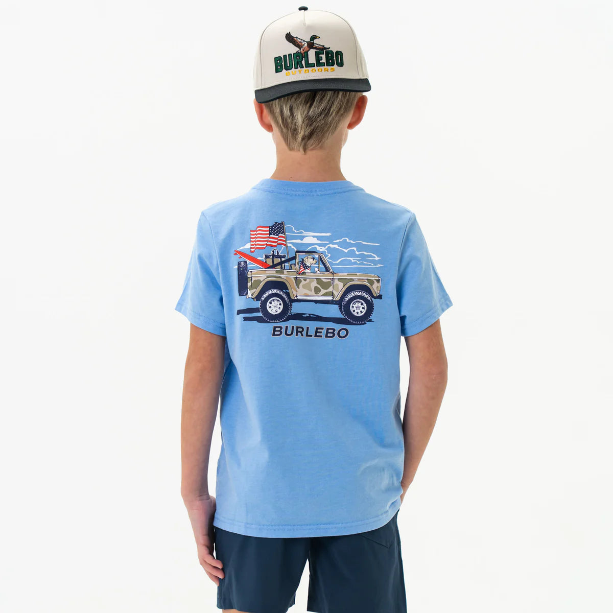 Youth Camo Beach Cruiser SS TShirt