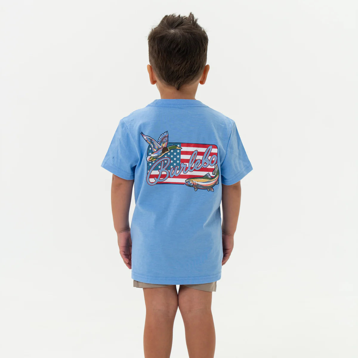 Youth Burlebo Patch Flag SS TShirt