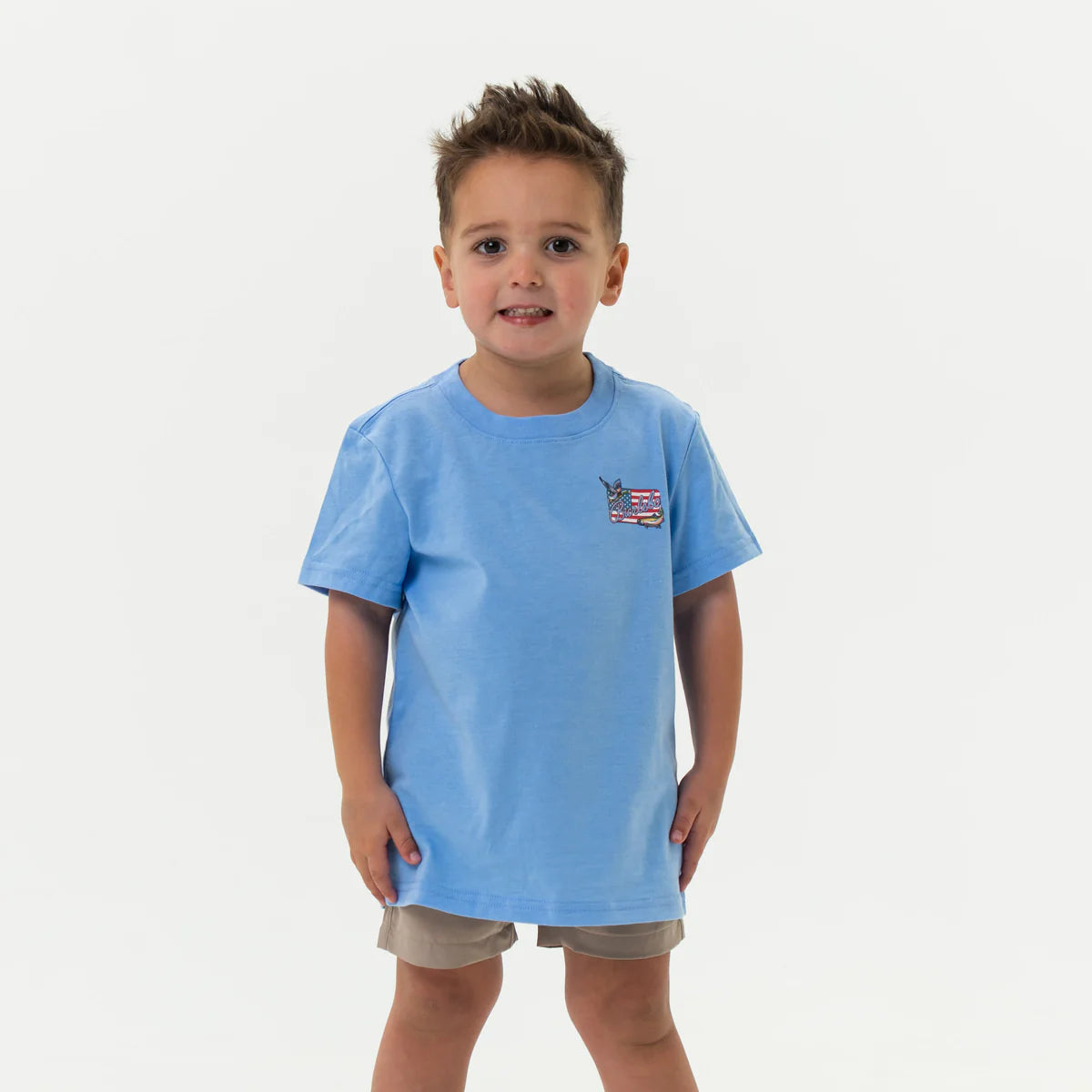 Youth Burlebo Patch Flag SS TShirt