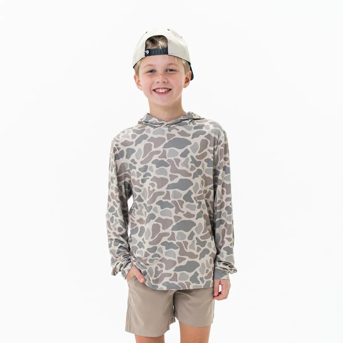 Youth - Performance Hoodie - Classic Deer Camo