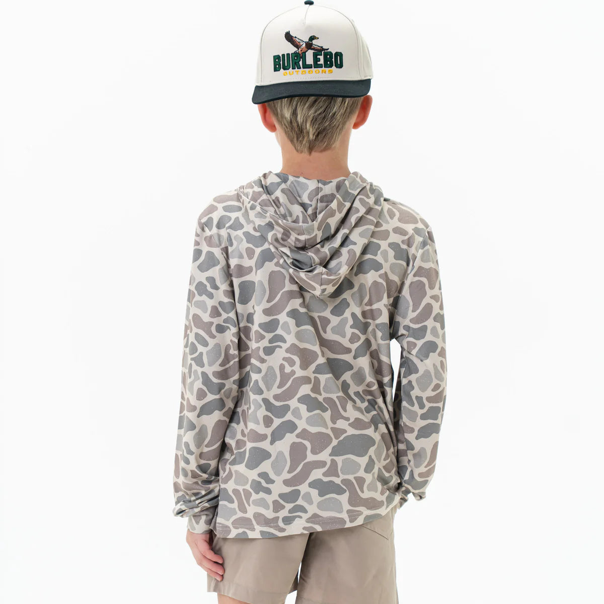 Youth - Performance Hoodie - Classic Deer Camo