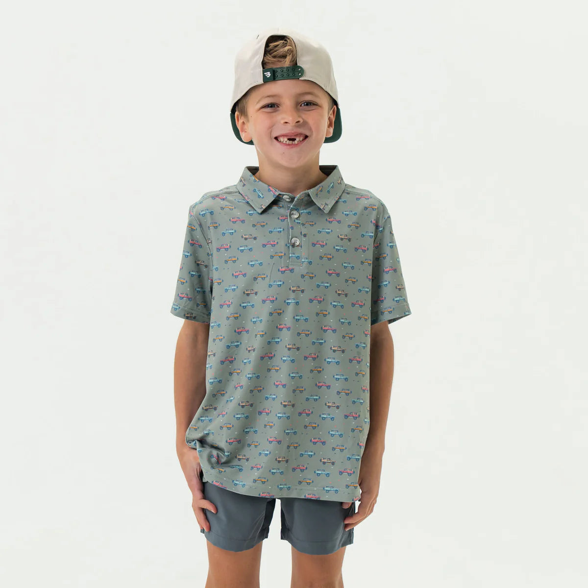 Youth - Performance Polo - Vintage Cruiser