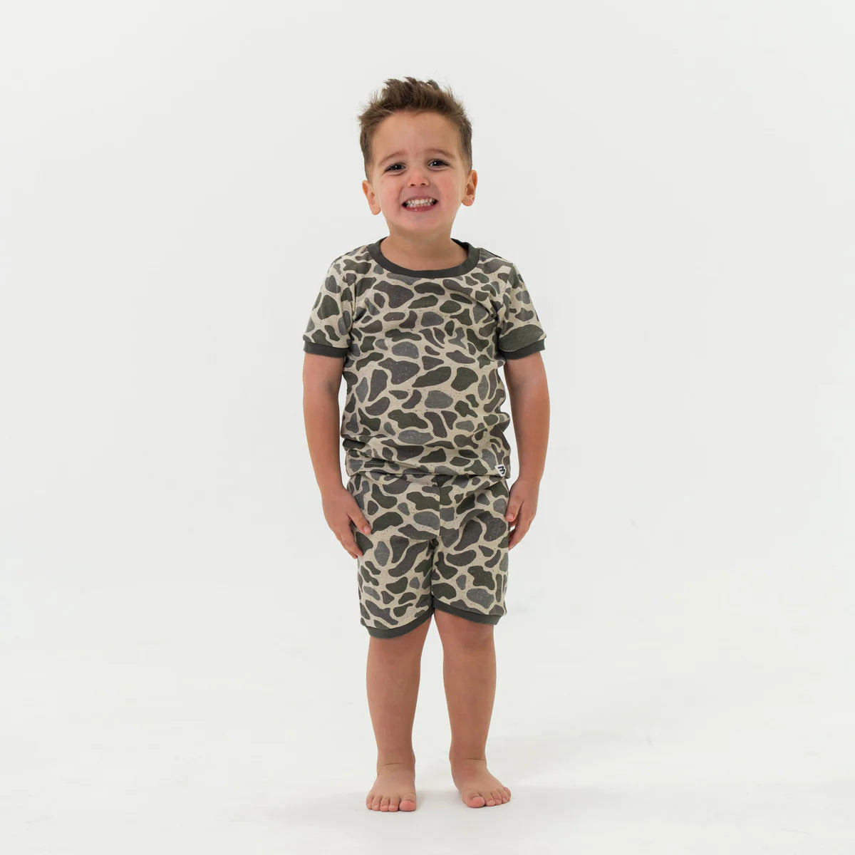 Youth - Sleep Short Set - Classic Deer Camo