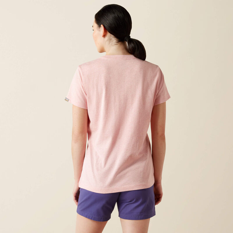 WMNS Rebar Cotton Strong Standard V-Neck T-Shirt