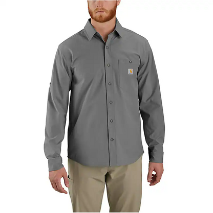 106552-STL - Frc SunDef RlxdFit LW LS Shrt