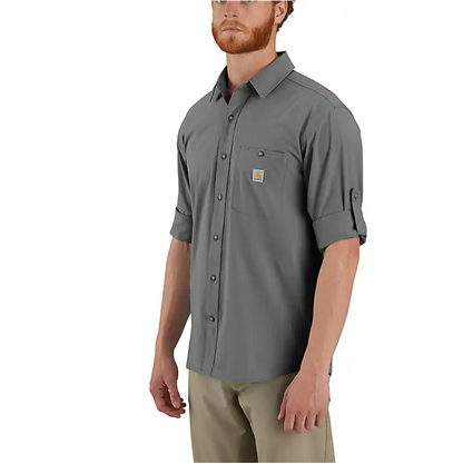 106552-STL - Frc SunDef RlxdFit LW LS Shrt