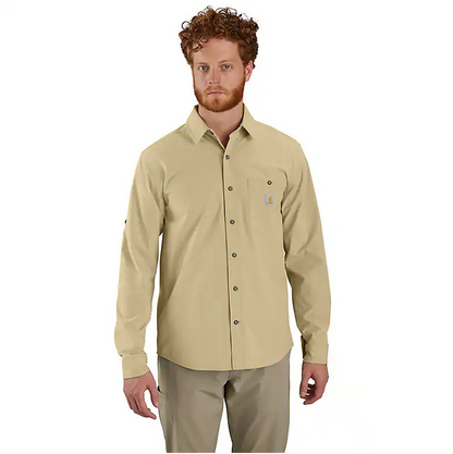 106552-A33 - Frc SunDef RlxdFit LW LS Shrt