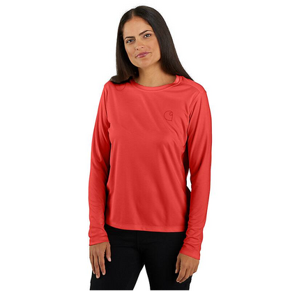 106632-RB9 - WMNS Frc SunDef LW Lng-Slv Grphc TShrt