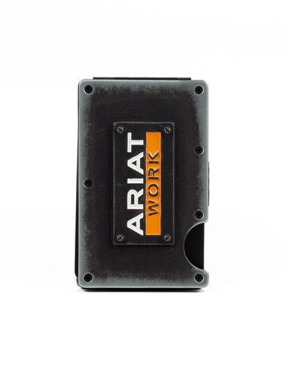 Ariat Work Utility Stacked Logo Money Clip Wallet