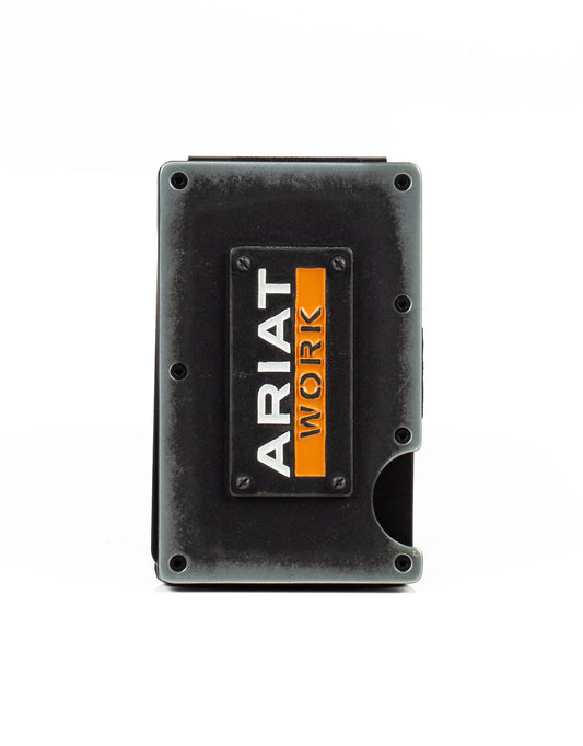 Ariat Work Utility Stacked Logo Money Clip Wallet