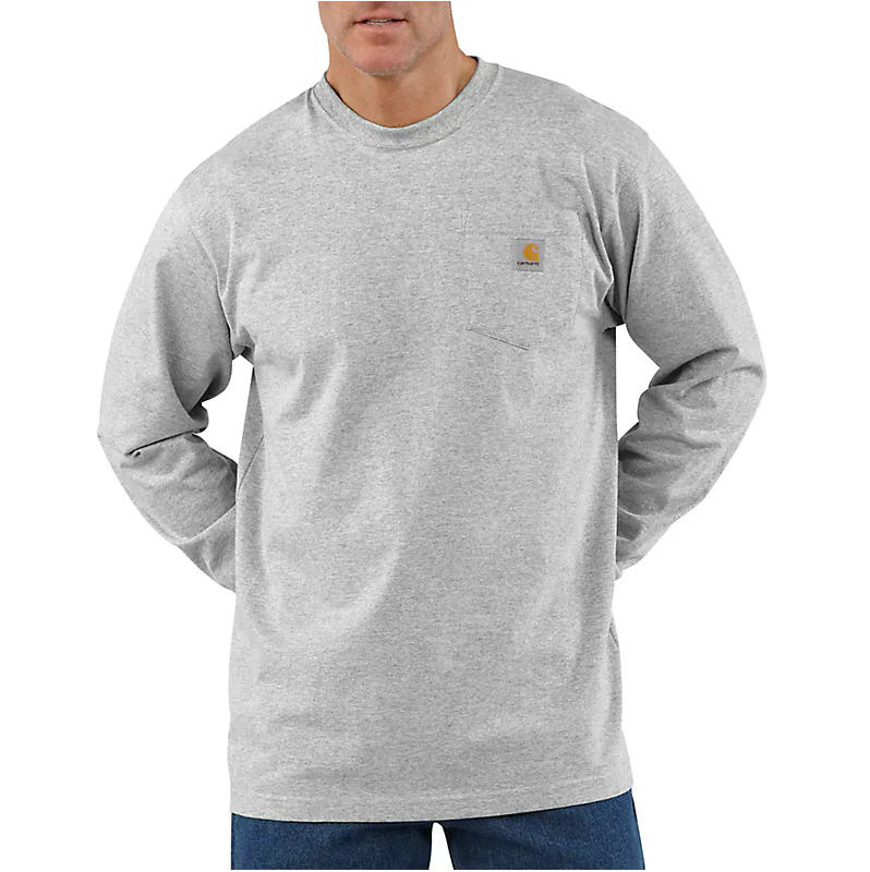 K126-HGY - LseFit HW LS Pckt Tshrt