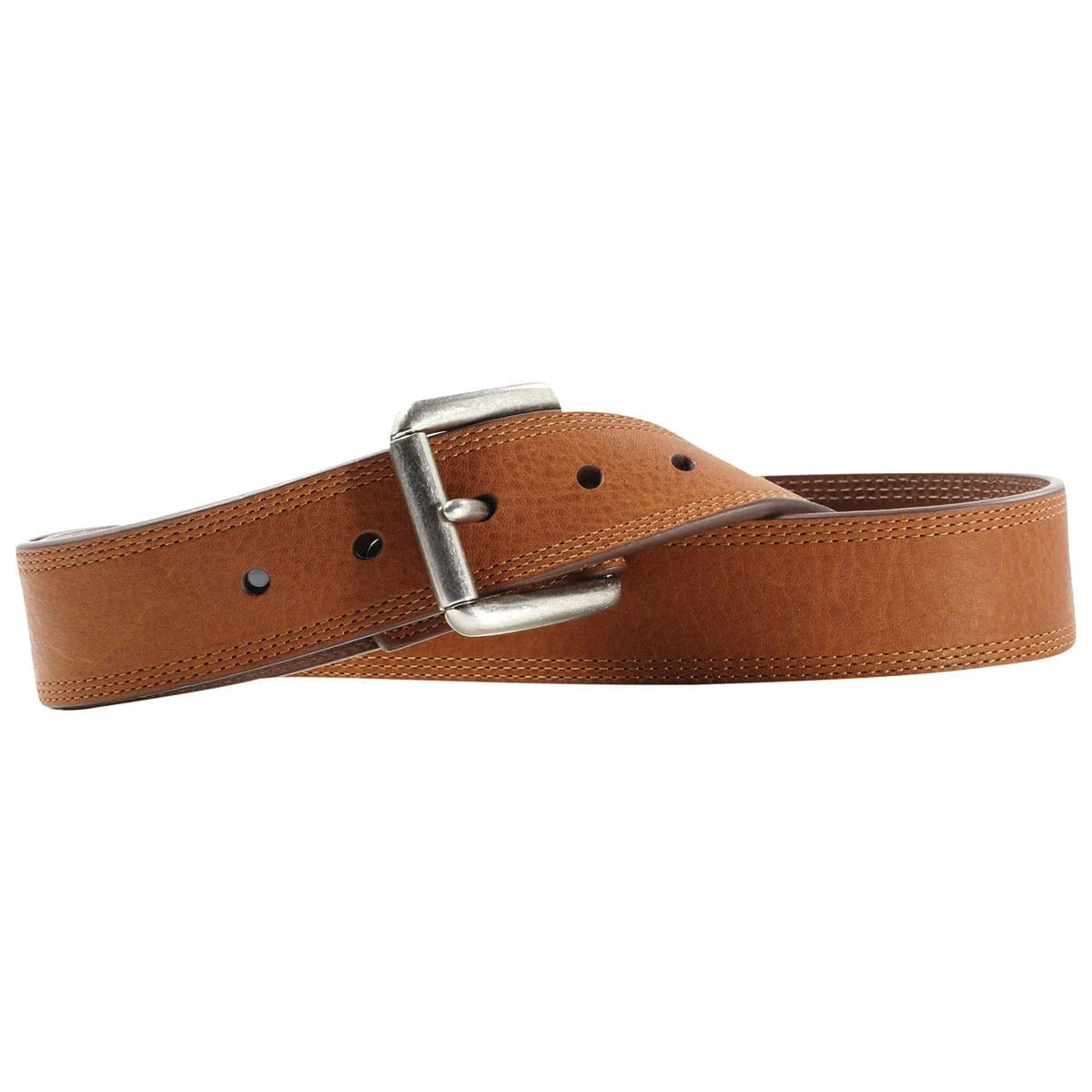 Ariat Brown Triple Stitched Leather Work Belt