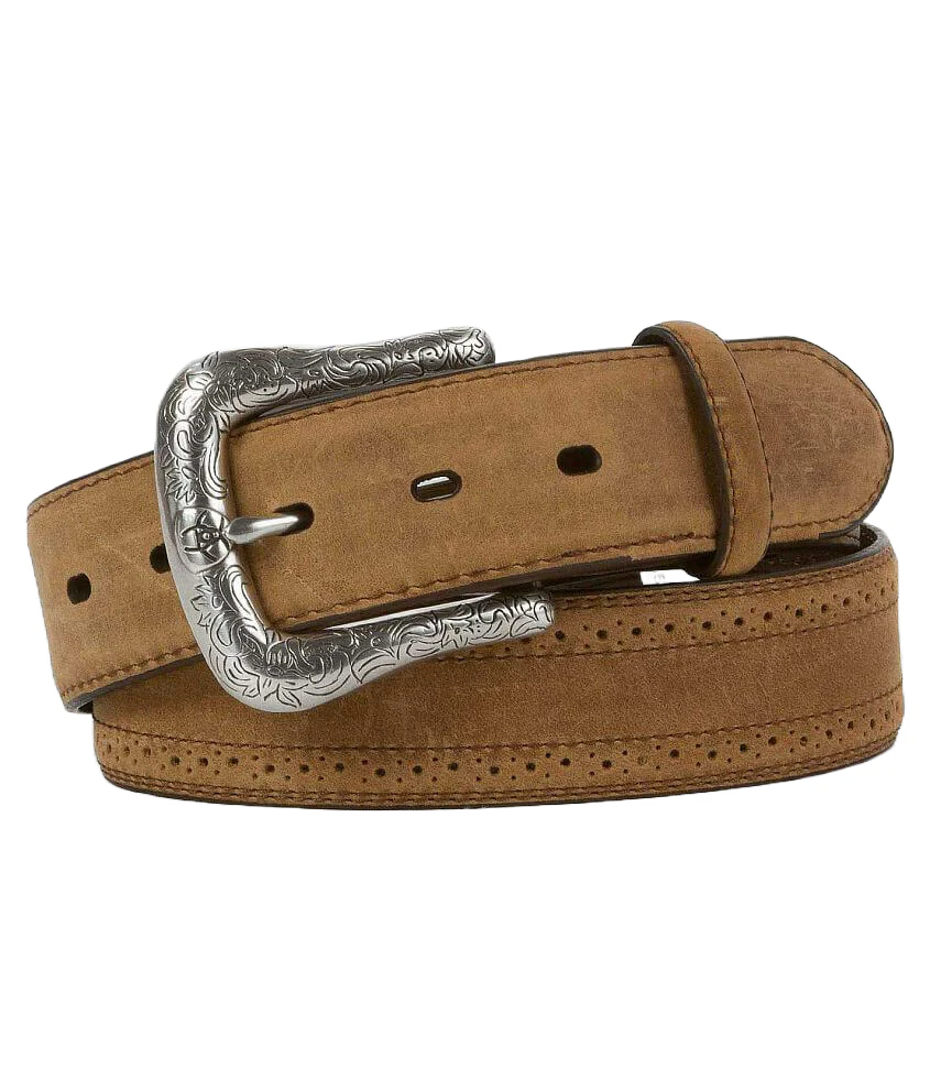 Ariat Brown Perforated Leather Belt