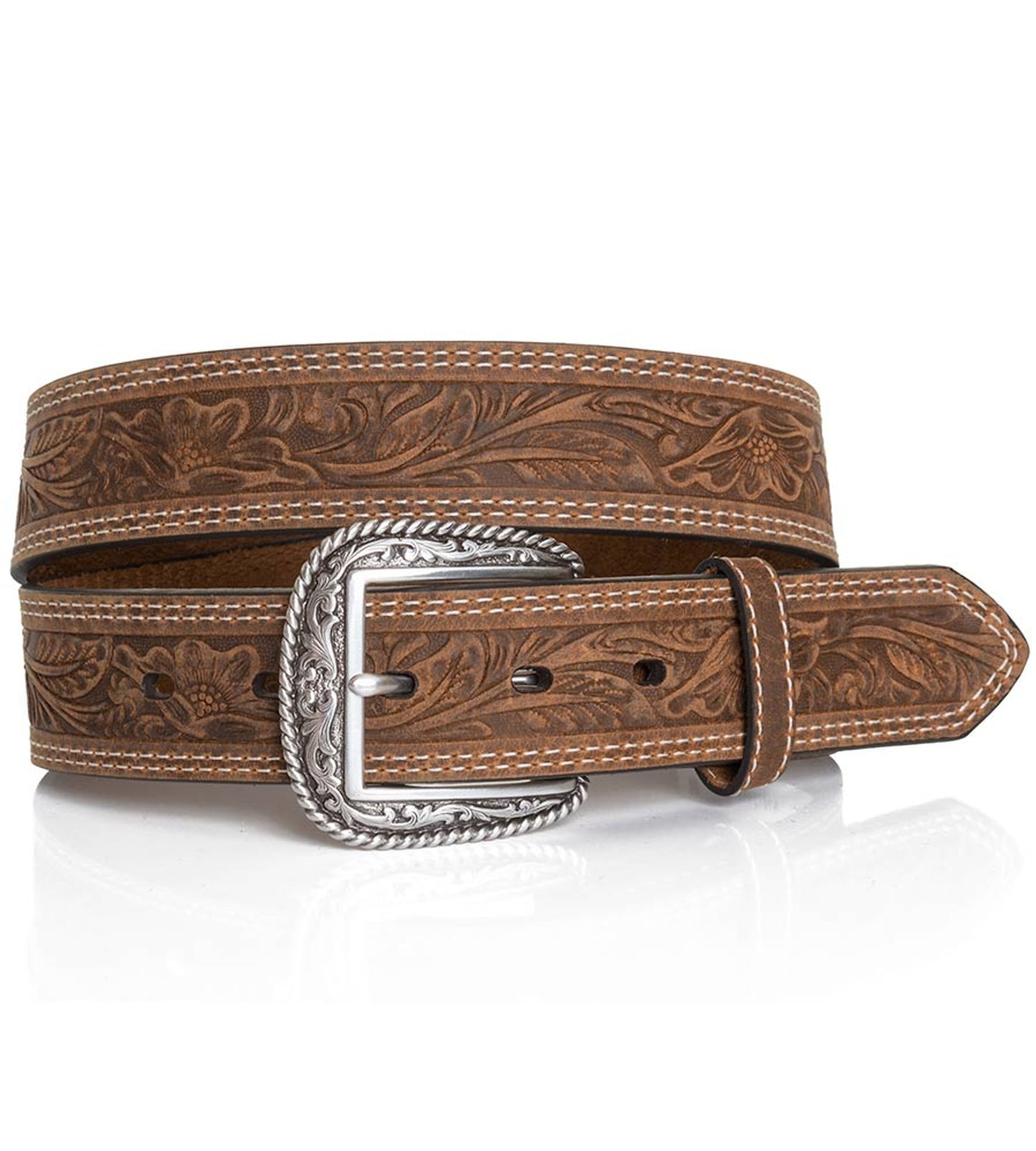 Ariat Tooled Double Stitch Belt
