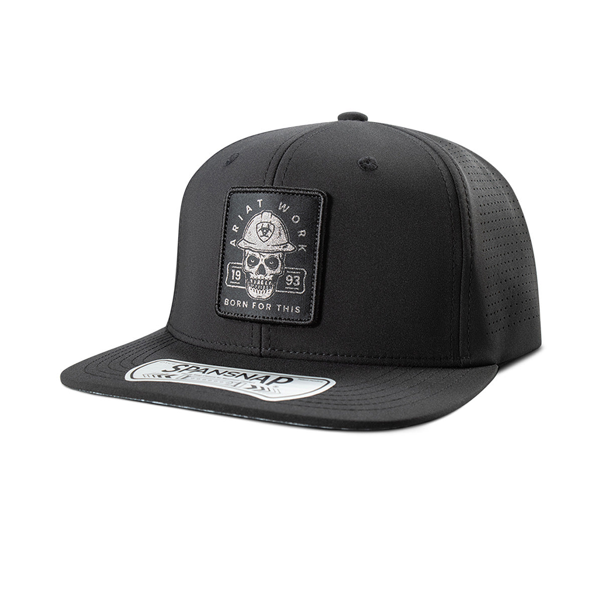 Ariat Work Reflective Patch Black Cap